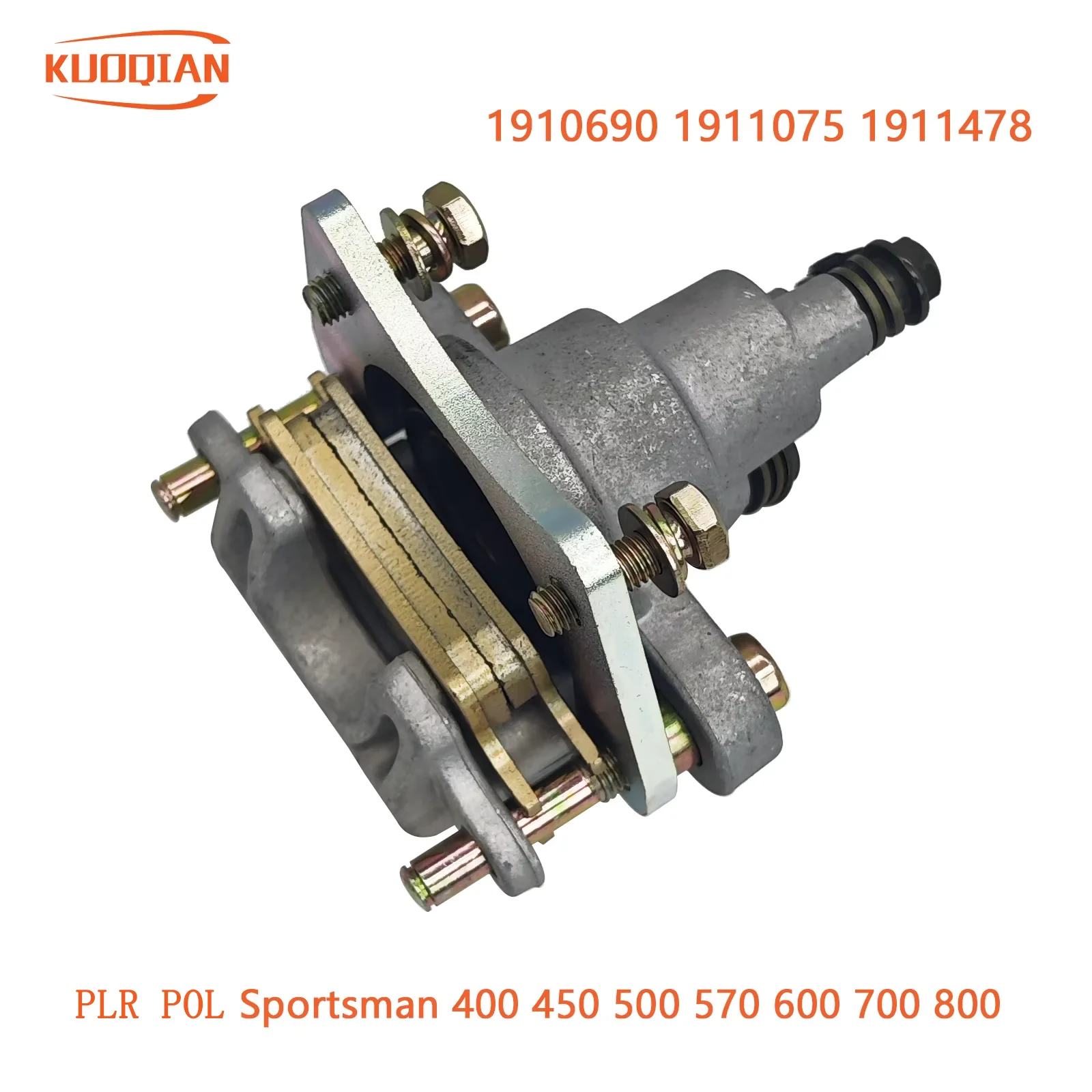 Mati Rear Brake Caliper Assembly for ATV 1910690 1911075 1911478 POL PLR Sportsman 400 450 500 570 600 700 800 MV7 with Pads
