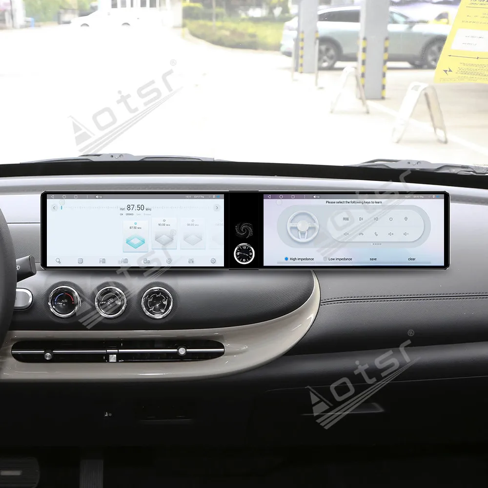 Dual Screen Qualcomm Carplay Android Car Multimedia Automotive For Wuling Bingo 2023 2024 2025 2026 GPS Car Radio Head Unit