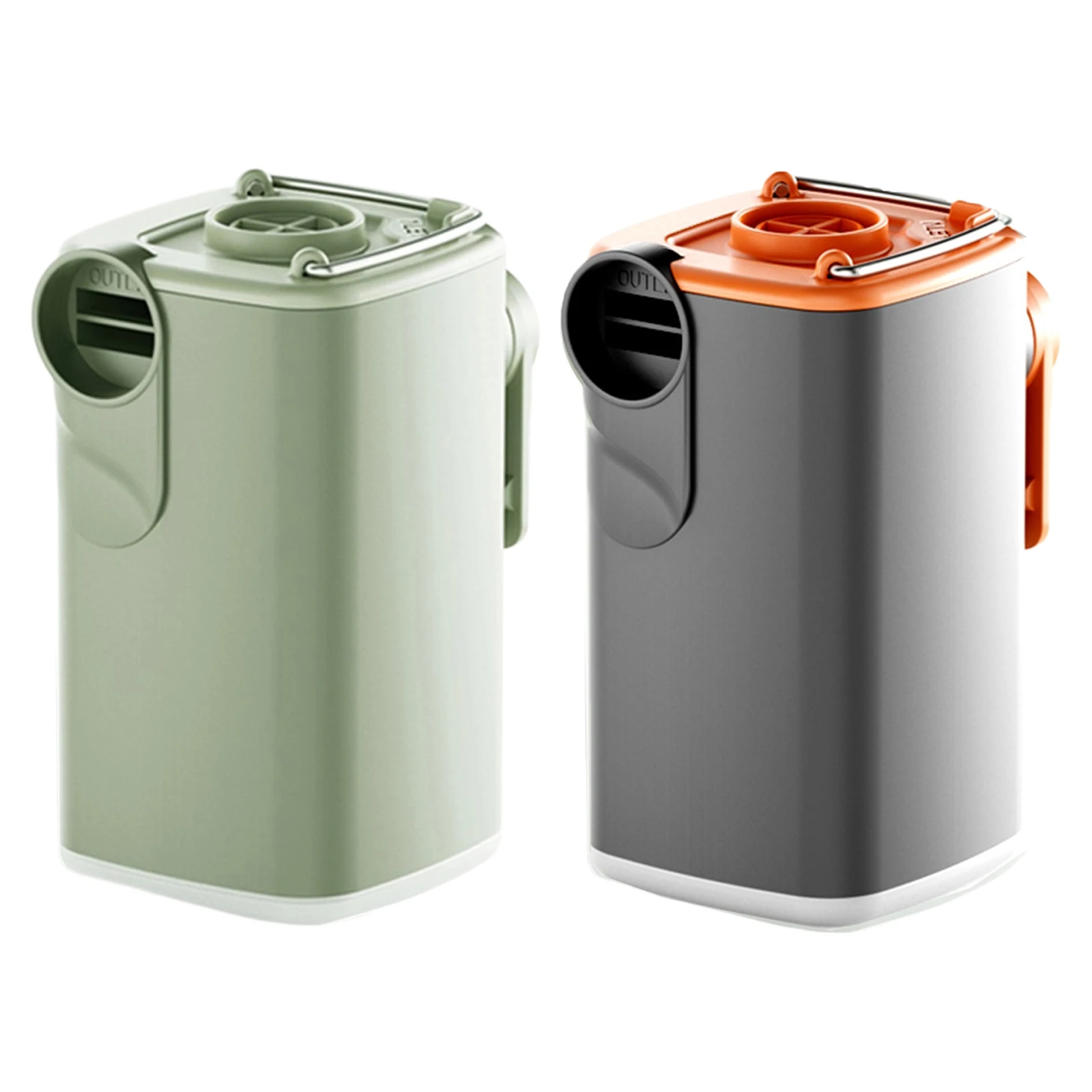 Electric Compressor Inflator with Camping Light Mini Vacuum PVC Boat Pump Rechargeable Inflate Deflate Pumps for Outdoor Travel