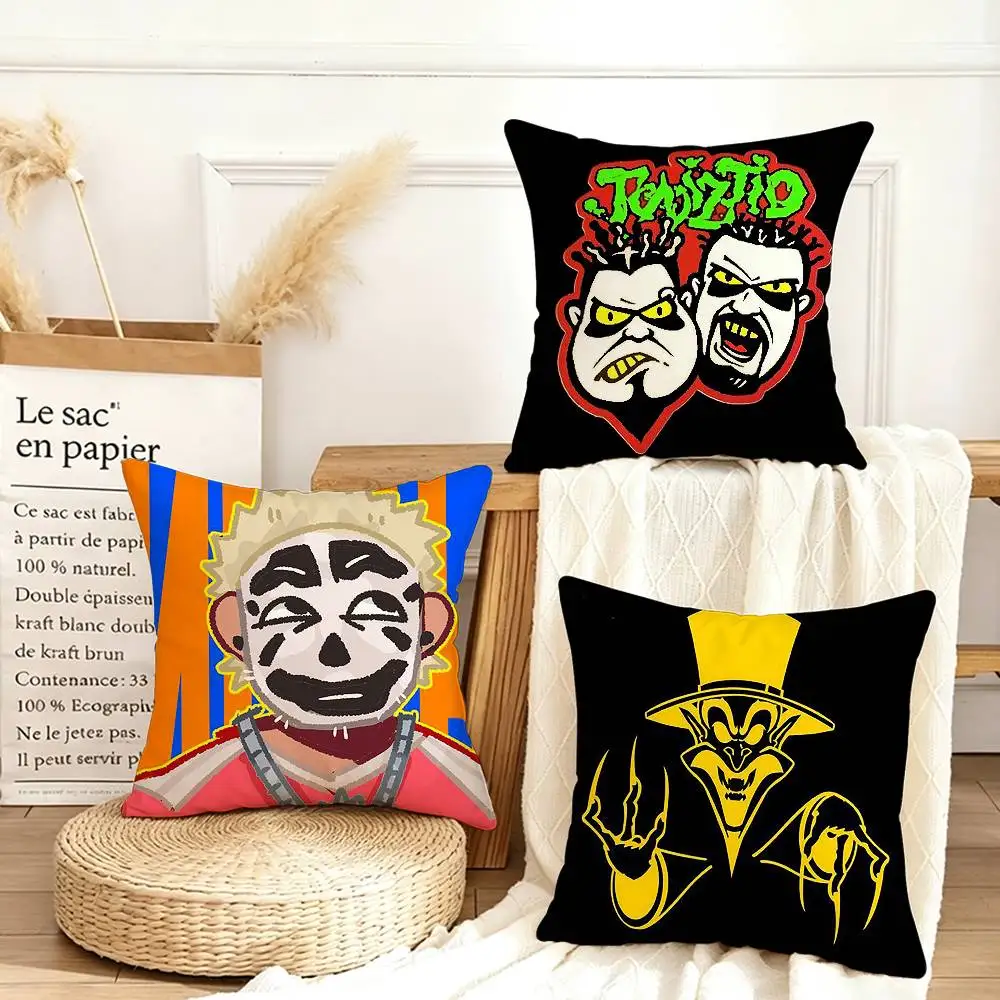 Hip Hop I-Insane Clown Posse ICP  Various Sizes Square Pillow Case For Car Home Bedchamber Decor