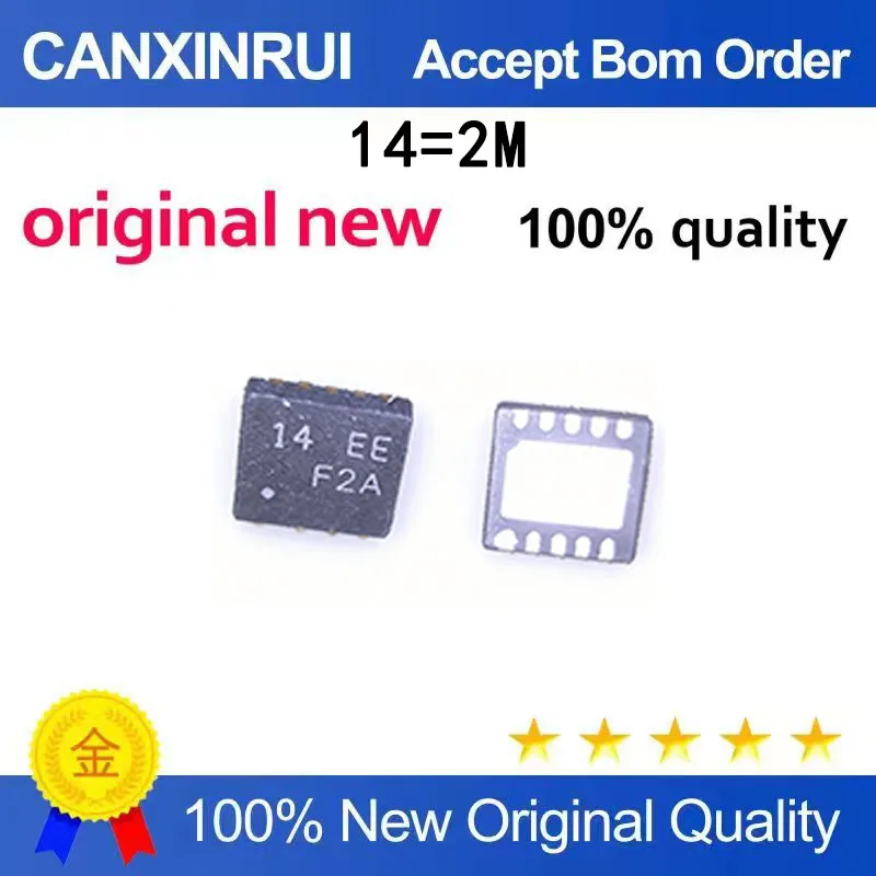 

(5-100 pieces)Brand new stock 14=2M 14=QFN10