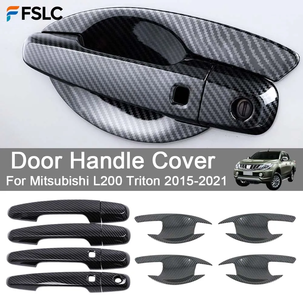 

Cars Accessories Door Handle Cover For Mitsubishi L200 Triton 2015-2021 Car Decoration Styling Upgrade Modify A Car