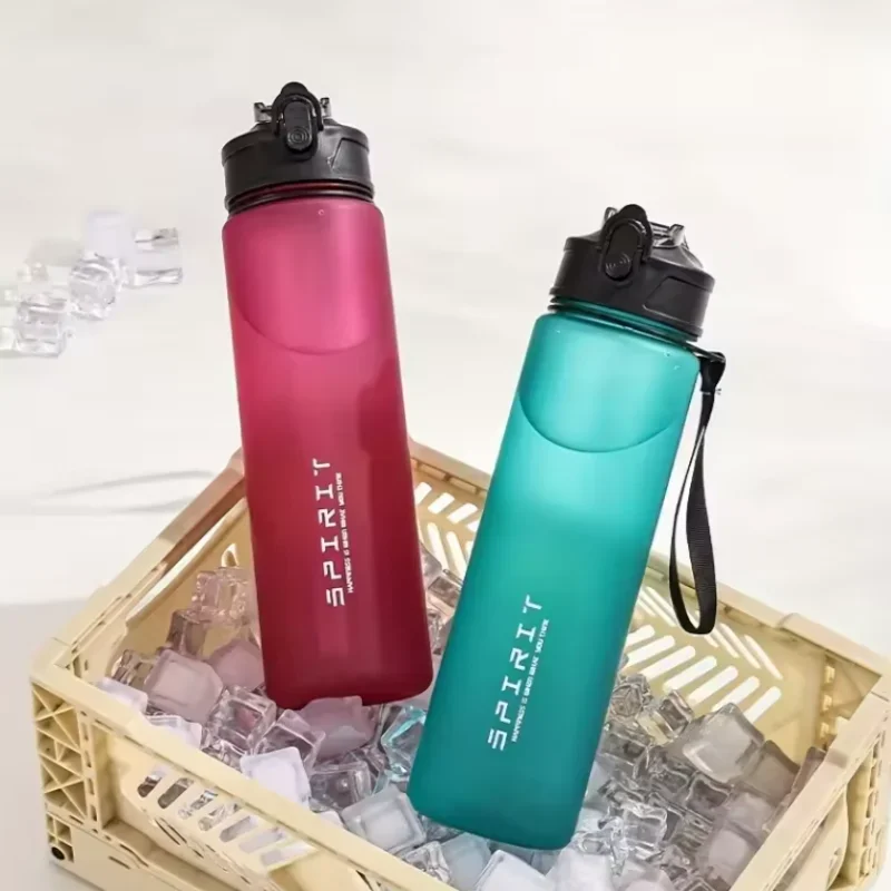 750ML Leak-Proof Sports Water Bottle with Straw & Carry Loop 4