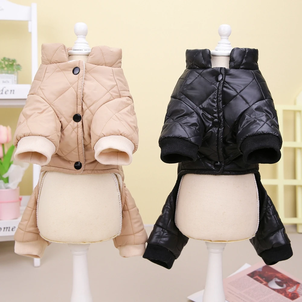 Winter Pet Dog Clothes Waterproof Warm Pet Down Coat Jacket Jumpsuit Puppy Clothes For Small Dog Chihuahua French Bulldog Outfit