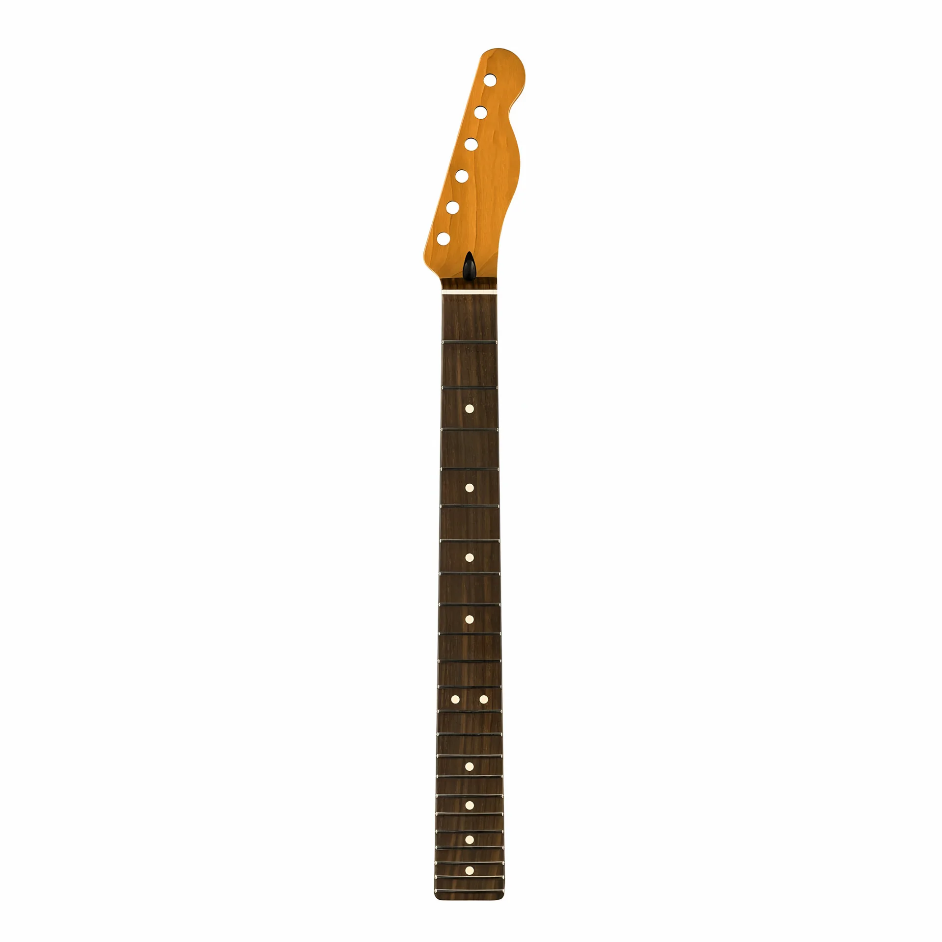 

Matte Yellow 22-Fret Maple Guitar Neck with Rosewood Fingerboard for Instrument Making