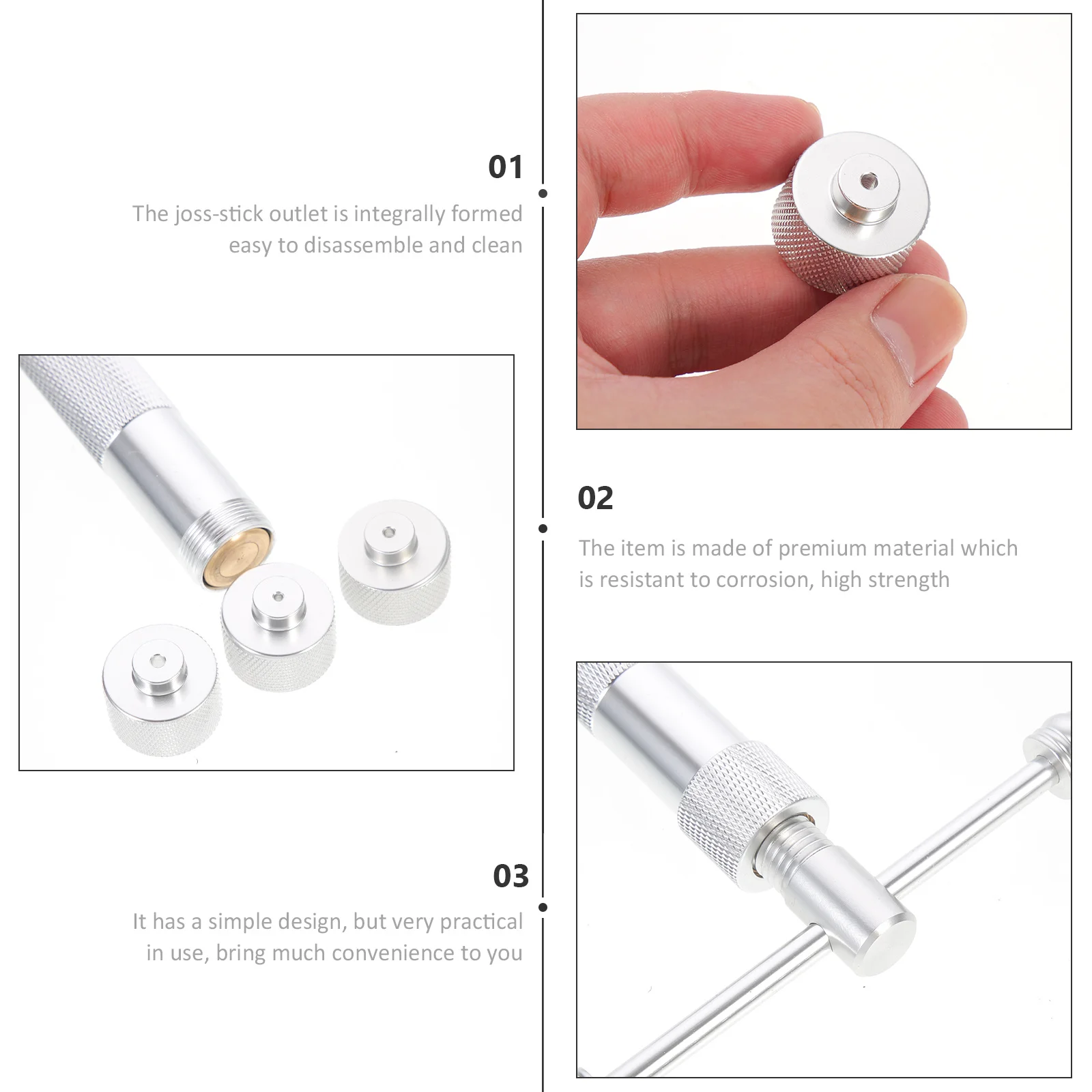 Manual Incense Stick Maker Tool Stainless Steel Corrosion Resistant Easy Clean Home DIY Fragrance Extruder for Professional