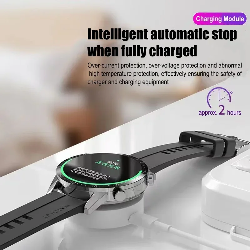 Magnetic Charger Type-C to USB Charging for Huawei Watch GT1, GT 2e, GT2, Honor Watch Magic 2, Dream, GS Pro Smart Charging Base view 3