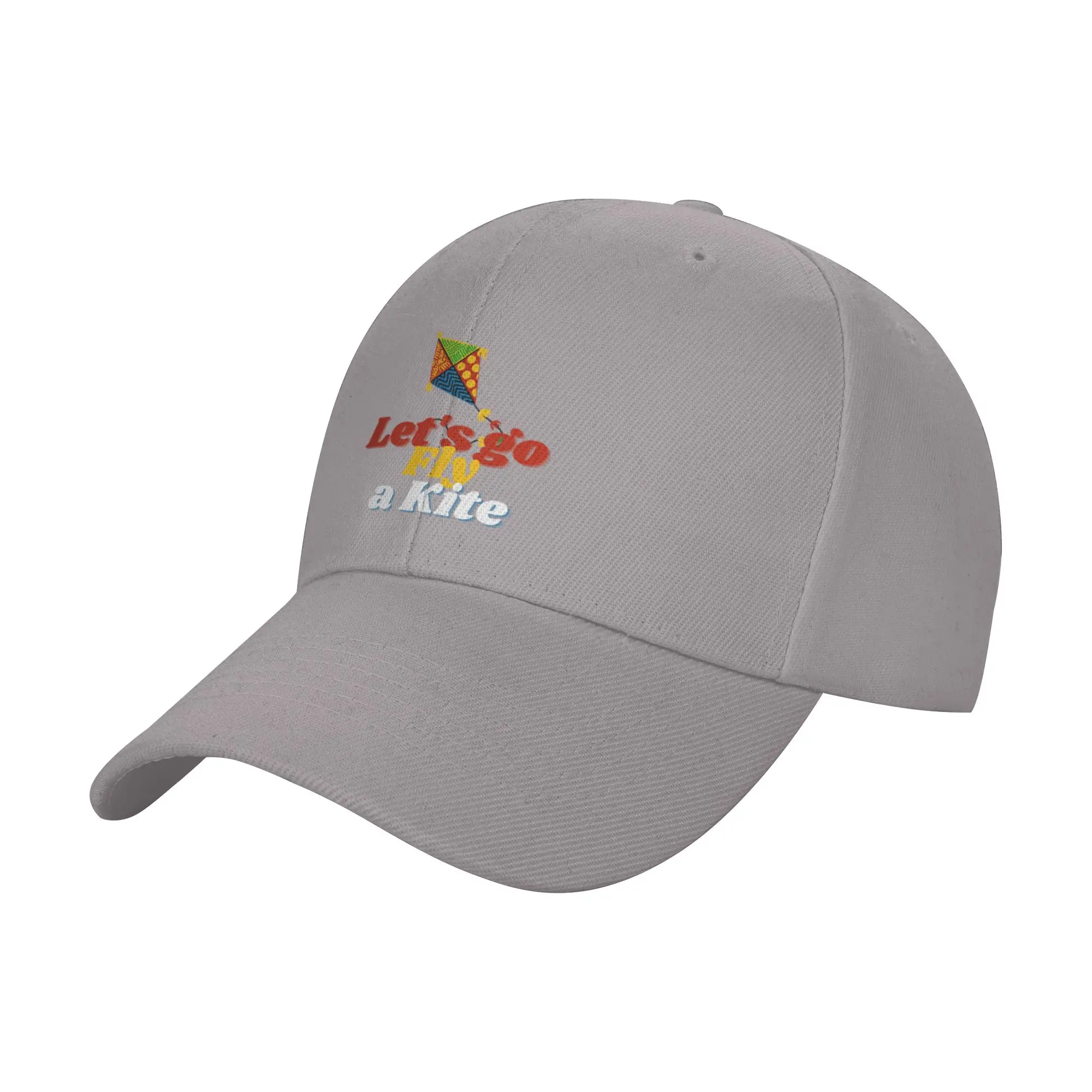 Hot Sale National Kite Month  let s go fly a kite  Baseball Cap  Fashion Accessory Sun Cap  Outdoor Concert Sun Cap