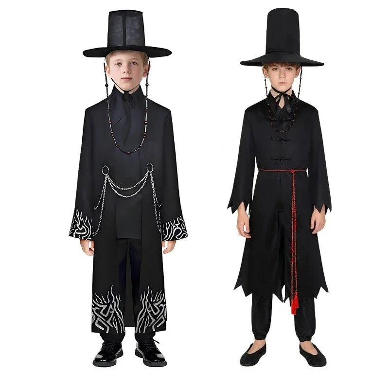 

Аниме фильм HUNTR/X KPOP охотники на демонов Сая для мальчиков карнавальный костюм на Хэллоуин, карнавальная вечеринка, униформа для ролевых игр, реквизит