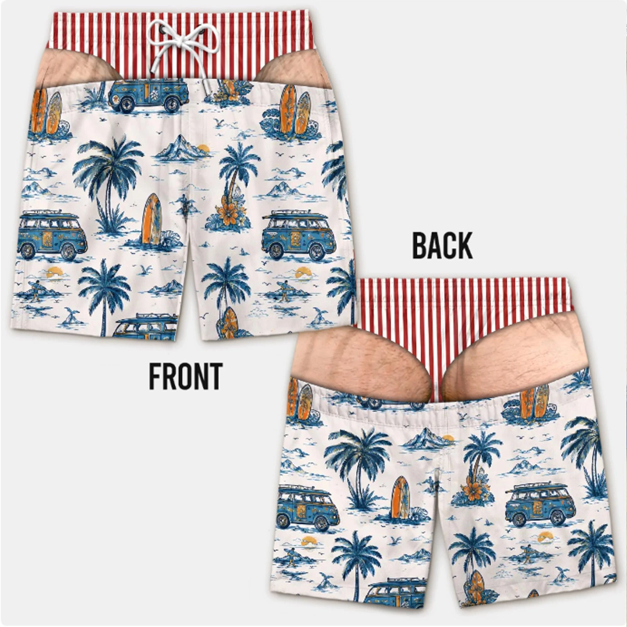 Men Funny Optical Illusion Bea - Jockstrap Athletic ulasan dan harga