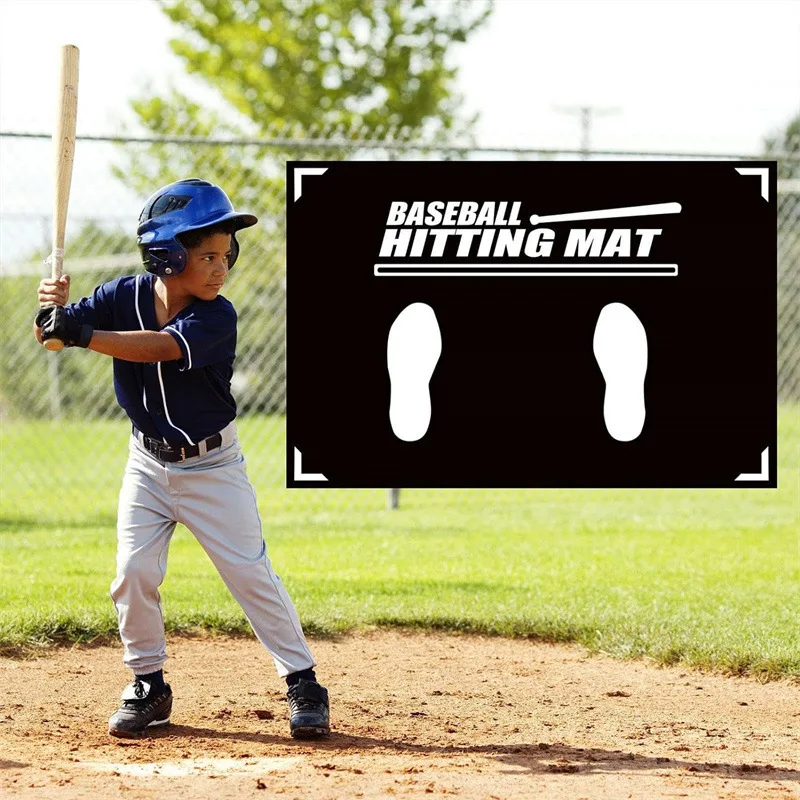 Baseball Hitting Training Batting Mat  Non-slip Athletic Sports Room Carpet Rug Door Mat Door Mat Home Decoration