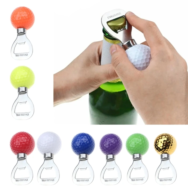 Golfbal Vorm Bierflesopener Golf Flesdop Opener Nieuwigheid Bar Flesopeners voor Mannen Vrouwen Grappig Cadeau Bier dropShipping