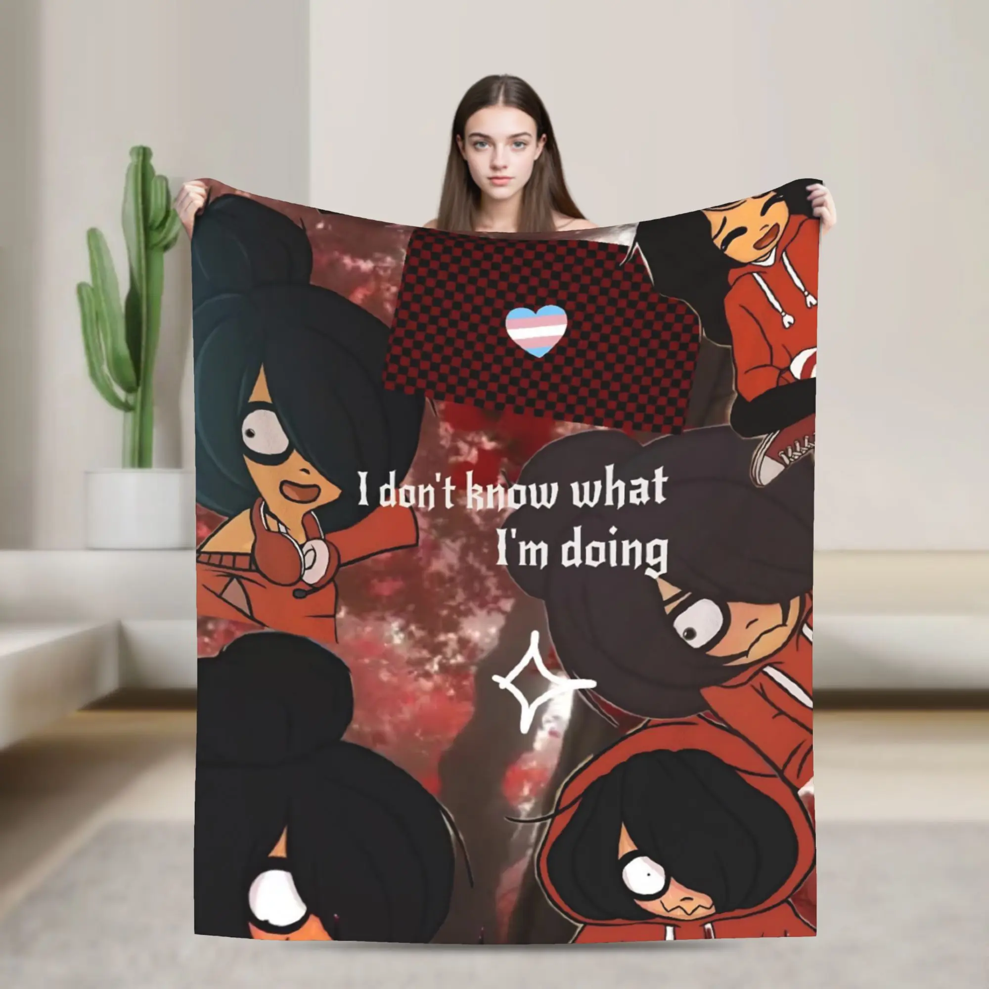 Ongezellig Mymy Yana  Blanket Super Soft Warm  Throw Blankets for Living Room 50x60 Inches Multi-size Throws And Blankets