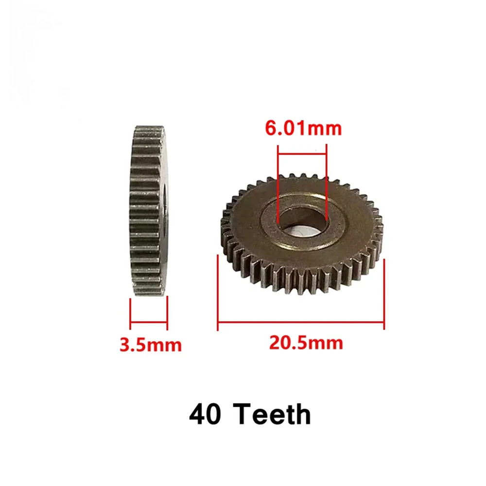 0.5M metalowa przekładnia pojedyncza/podwójna przekładnia 18/24/36/42/50 zębów 3/4/6mm DIY części do modeli