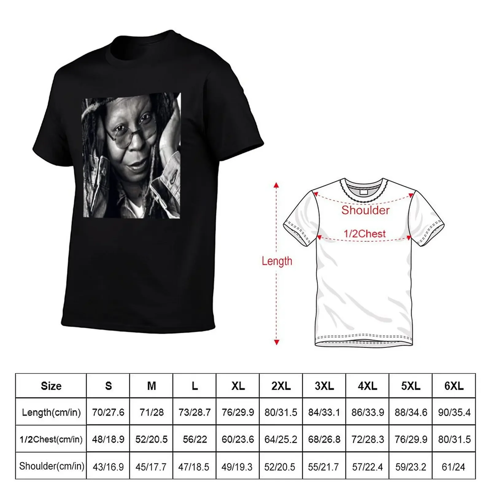 Whoopi T-Shirt sublime oversized graphic tee black t shirts for men