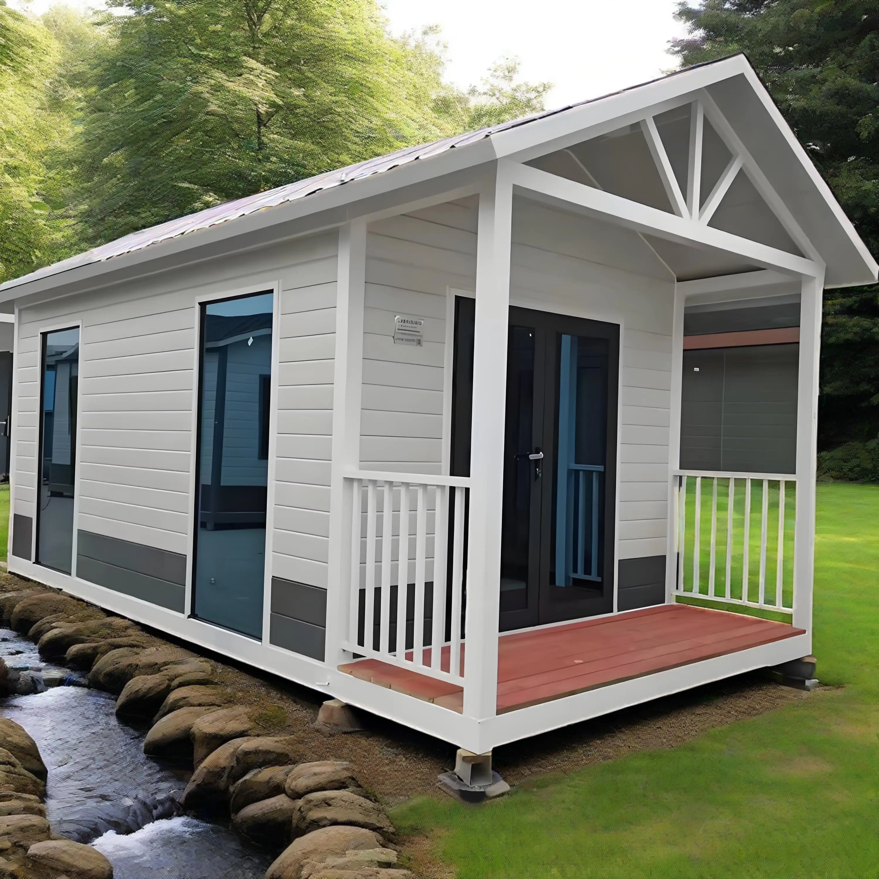 Customized Easy To Build Prefabricated 20Ft 40Ft Expandable Container House 2 3 4 Bedroom Prefab Price Modular Home
