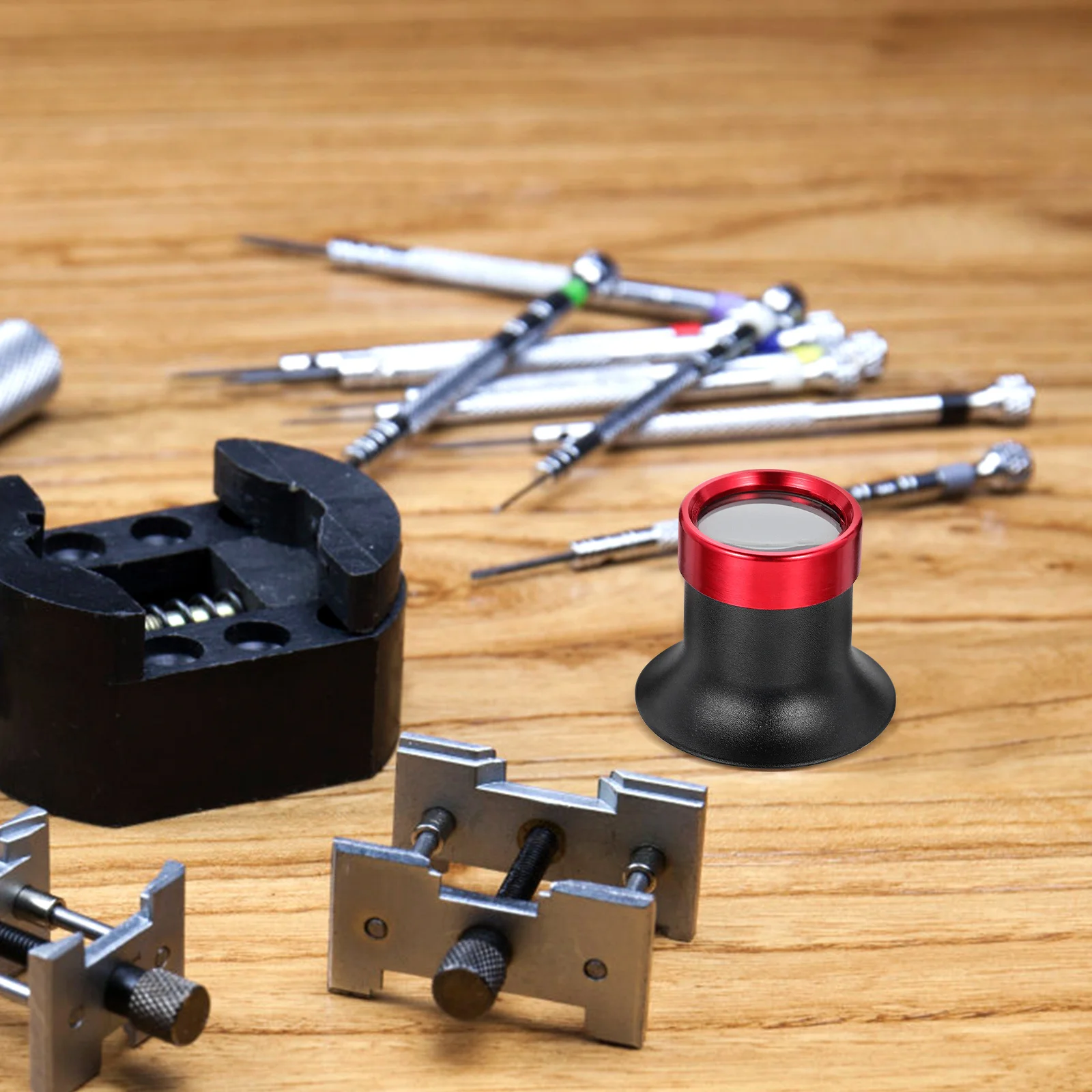 

10x Loupe Magnifier Professional Jewelers Multi-Function Convenient Watch Accessory Ergonomic Design Long Time Use