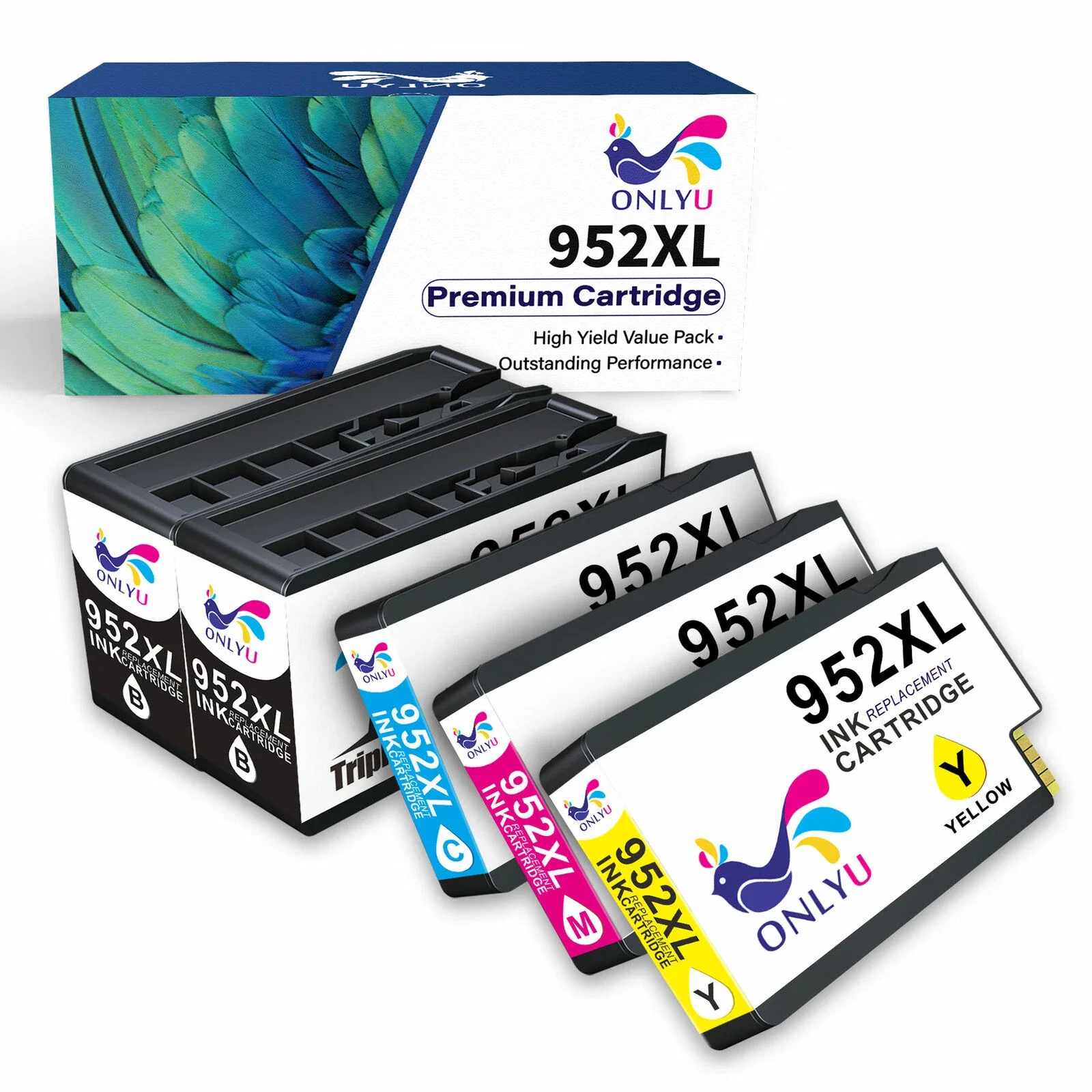 

5 шт. 952XL сменные картриджи для HP OfficeJet 7740 8210 8216 7720 8218