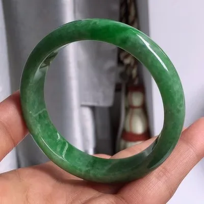 

Natural Myanmar Jade Jade 54mm-62mm bracelet Princess jewelry bracelet send mom send girlfriend gift