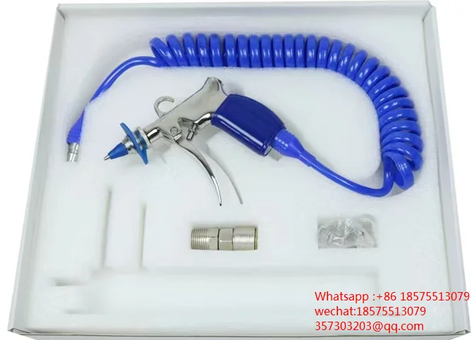 For Medical High Pressure Flushing Water Gun 8 heads 304 Stainless Steel High Pressure Spray Gun High Pressure Air Gun Water Gun