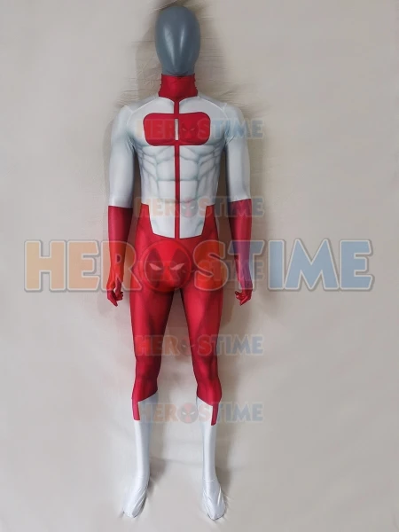 Halloween Omni-Man Spandex Cosplay Costume Adults Kids Men Superhero Zentai Bodysuit Halloween Costume