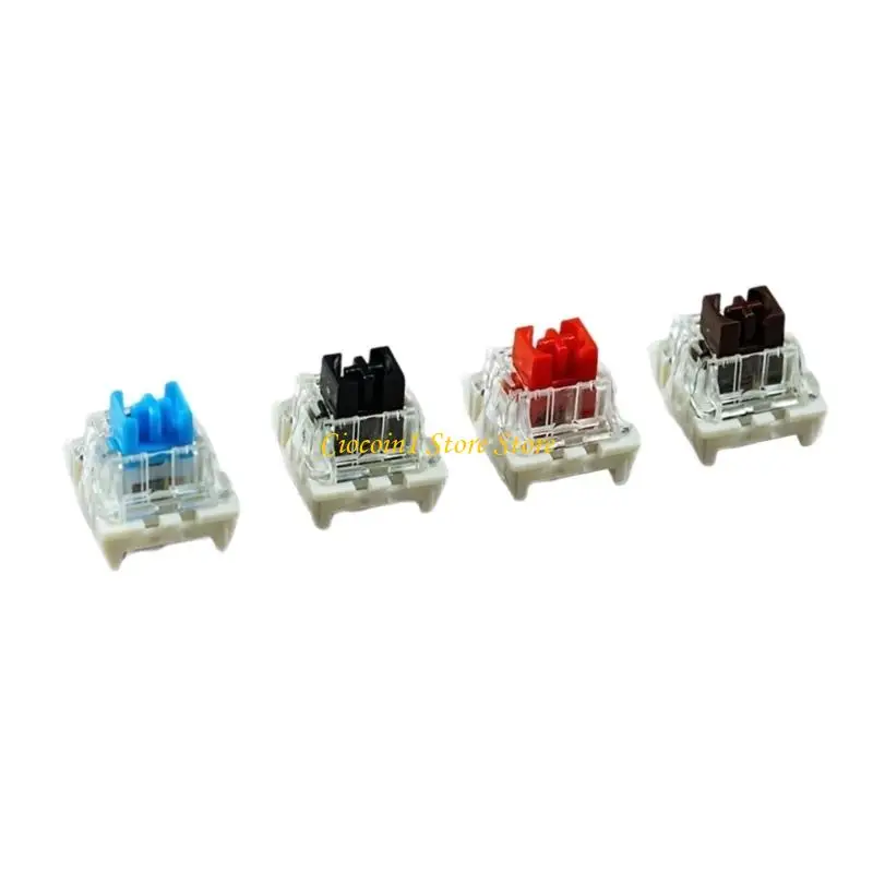 A3PC Linear Mechanical Keyboards Switches Hot Swappable Design For Black Red Brown Blue Switches