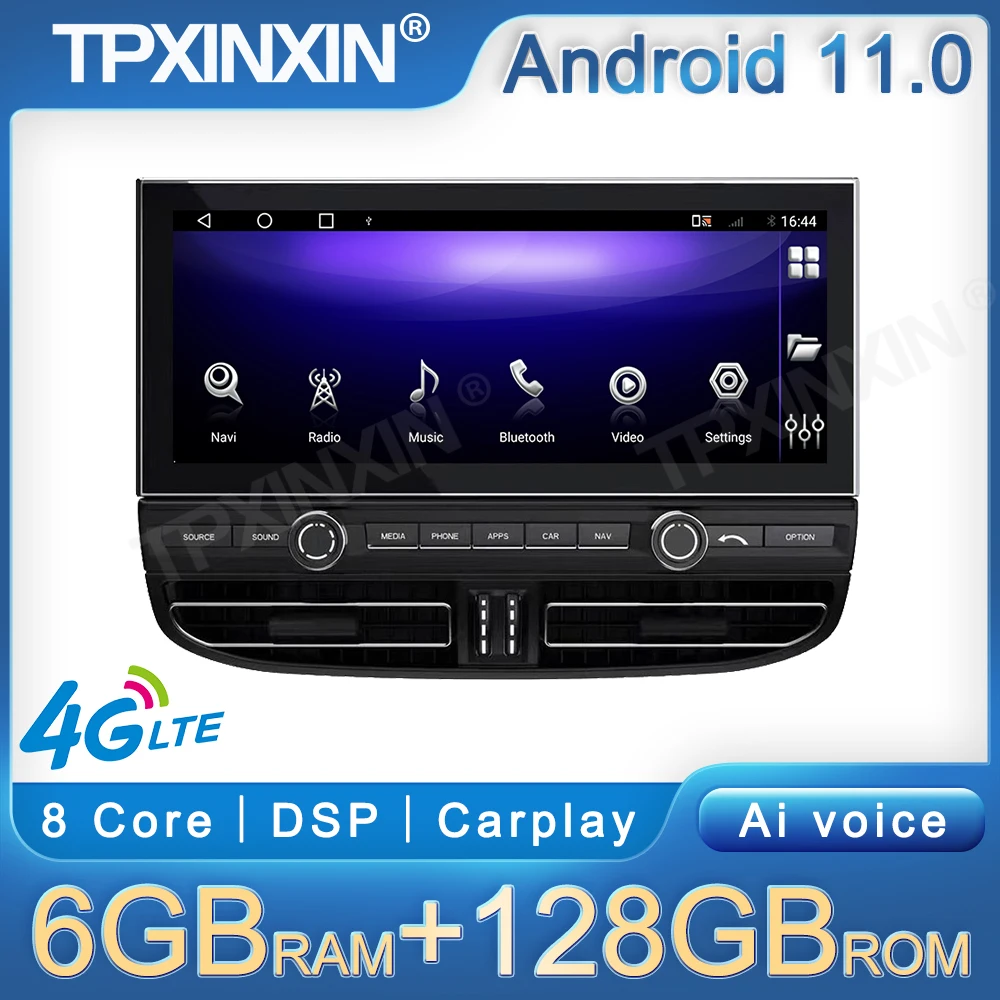 Android13 For Porsche Cayenne 2010-2017 Car Radio Screen Multimedia Navigation Auto Stereos Bluetooth Video Player DSP Display