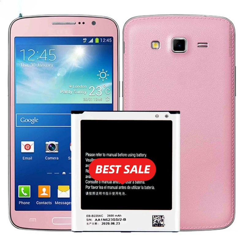 

EB-B220AC for Samsung Grand 2/G7105 (3G/LTE)/G7102/SM-G7100/SM-G7108V/SM-G710K/SM-G7108 TD Rele/SM-G710L Mobile Phone Battery