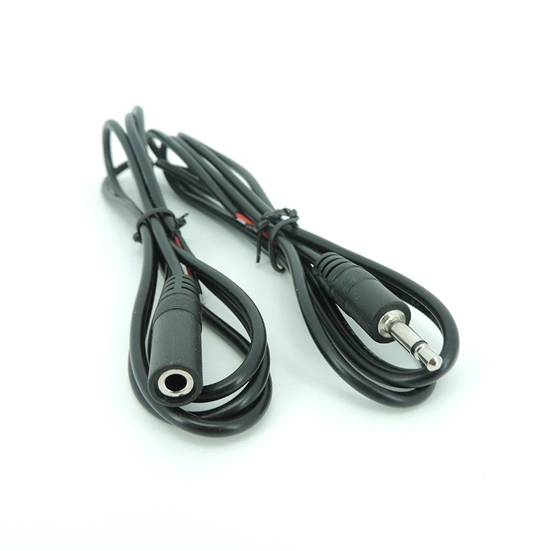 3.5 Mm Audio Extension Cable Aux Single Head Line 3.5mm Mono Male and Female Cable 2 Pin 2 Core Audio Output Line