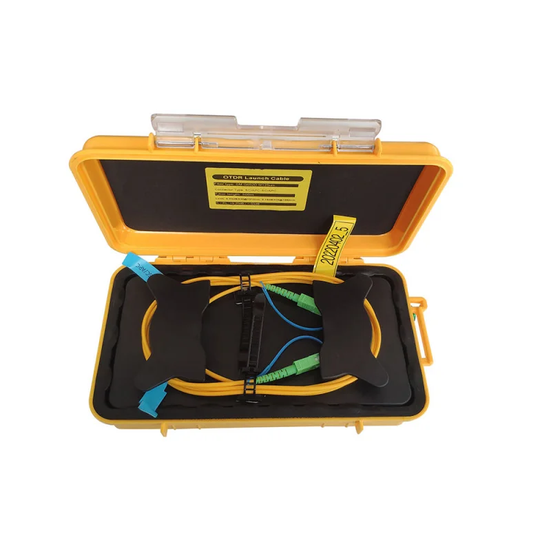 OTDR Launch Cable Box Fiber Optical 1Km SM 1310/1550nm Dead Zone Eliminator OTDR Launch Cable Box