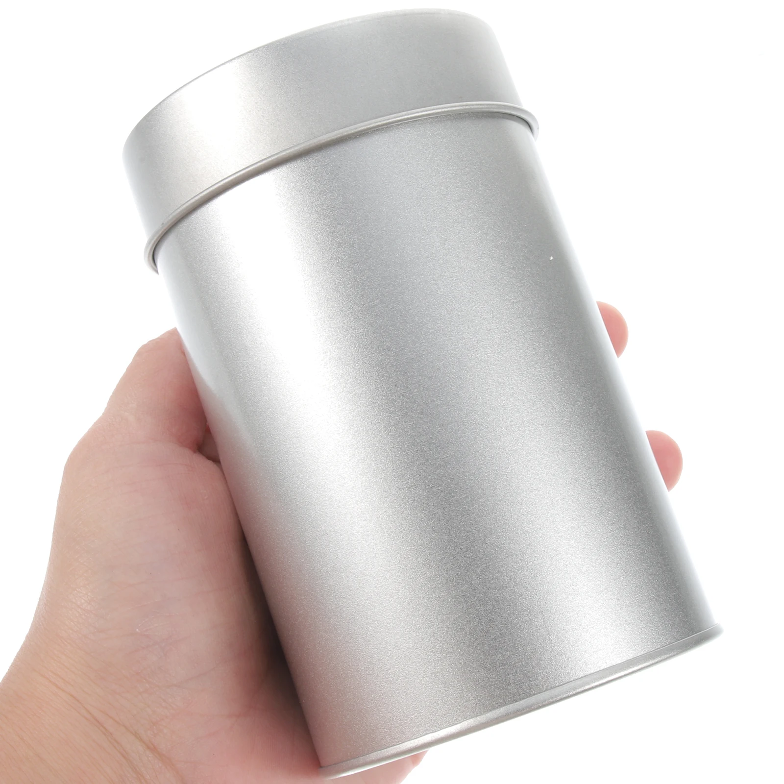

Stainless Steel Tea Food Containers with Lids Loose Tin Storage Tinplate Airtight Canister