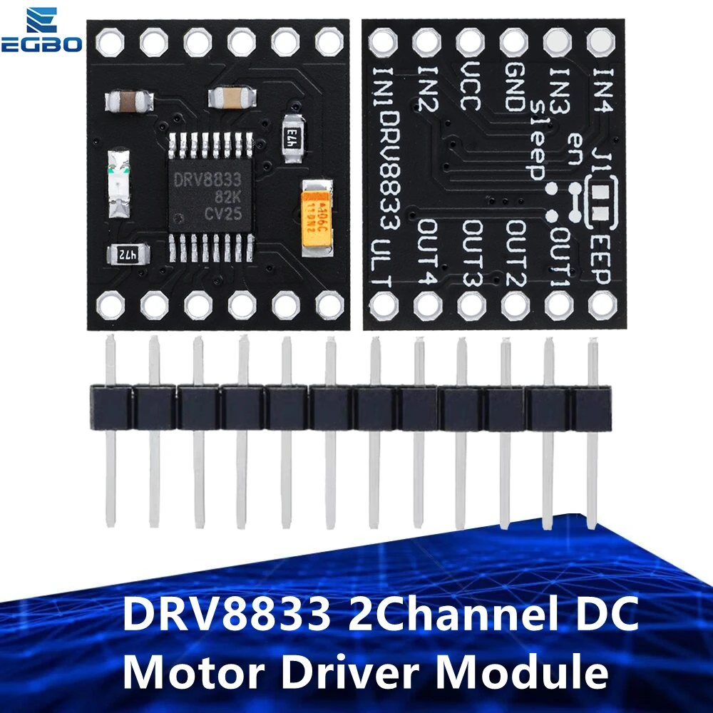 1~20PCS EGBO DRV8833 2Channel DC Motor Driver Module Board 1.5A 3V-10V