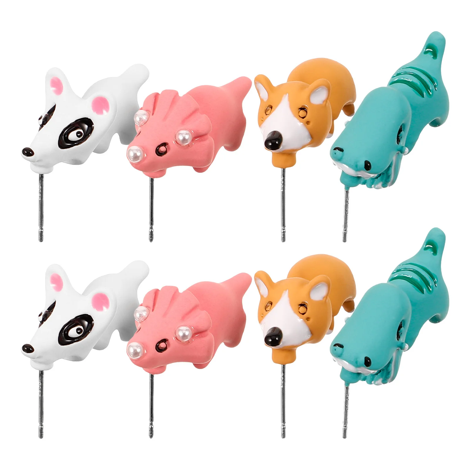 

Animal Shaped Earrings For Women Lightweight Polymer Clay Drop Dangle Studs Jewelry Gift Ear Decor
