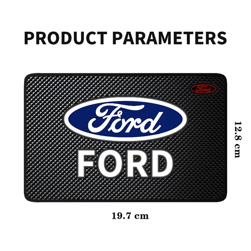 لوحة سيارة مضادة للانزلاق حصيرة سيارة الداخلية لفورد فوكس 2 MK2 3 4 MK3 MK4 ST مونديو فيستيفا فيوجن البدلة فييستا موستانج رينجر #6