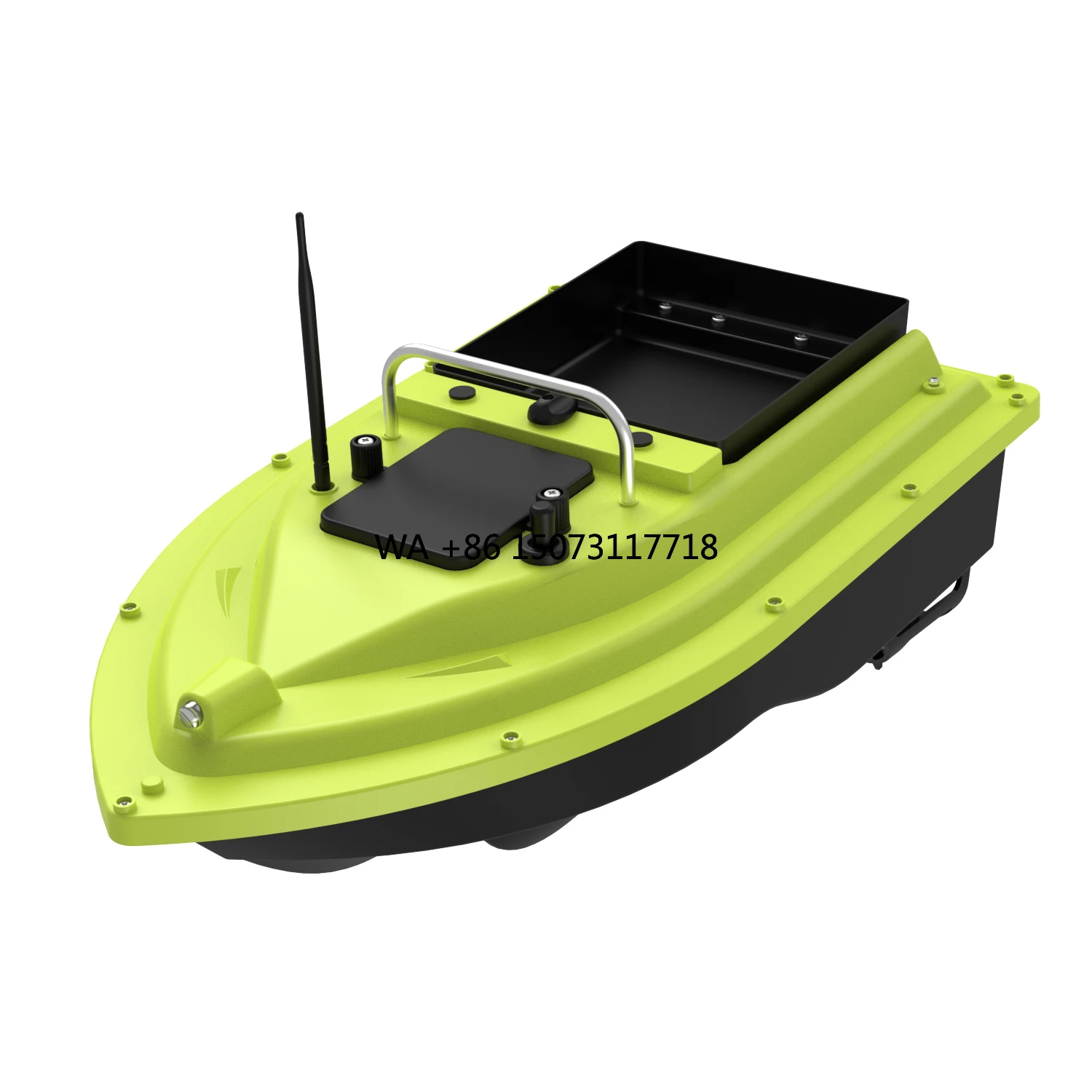

2.4GHz GPS Fishing Bait Boat GPS with 500m Remote Range Dual Motor Sonar Depth and Temperature Detection