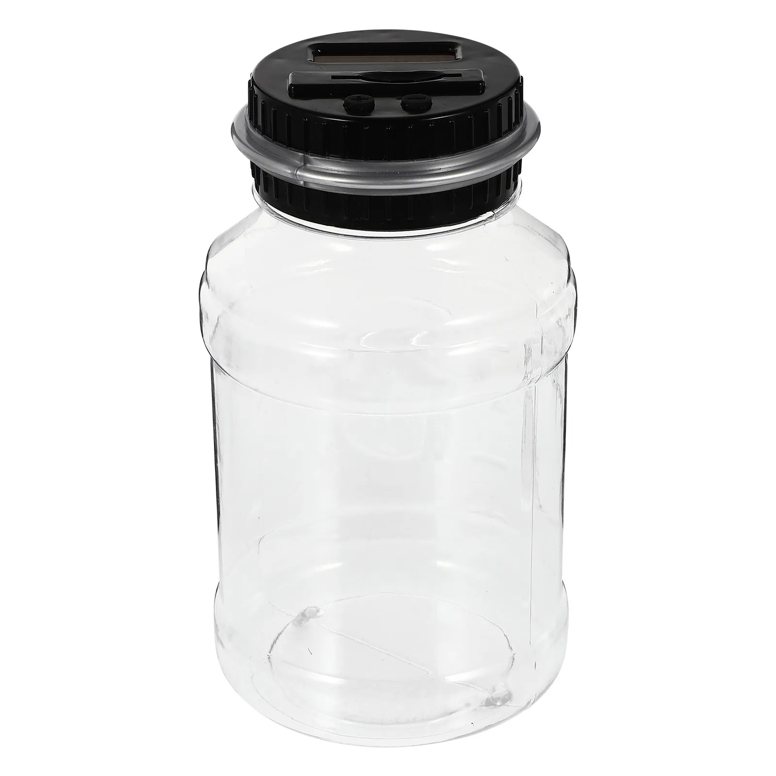 1Pcs Electronic Money Bank Transparent LCD Savings Jar Auto Coin Counter Sturdy Plastic Digital Piggy Bank for Household Finance