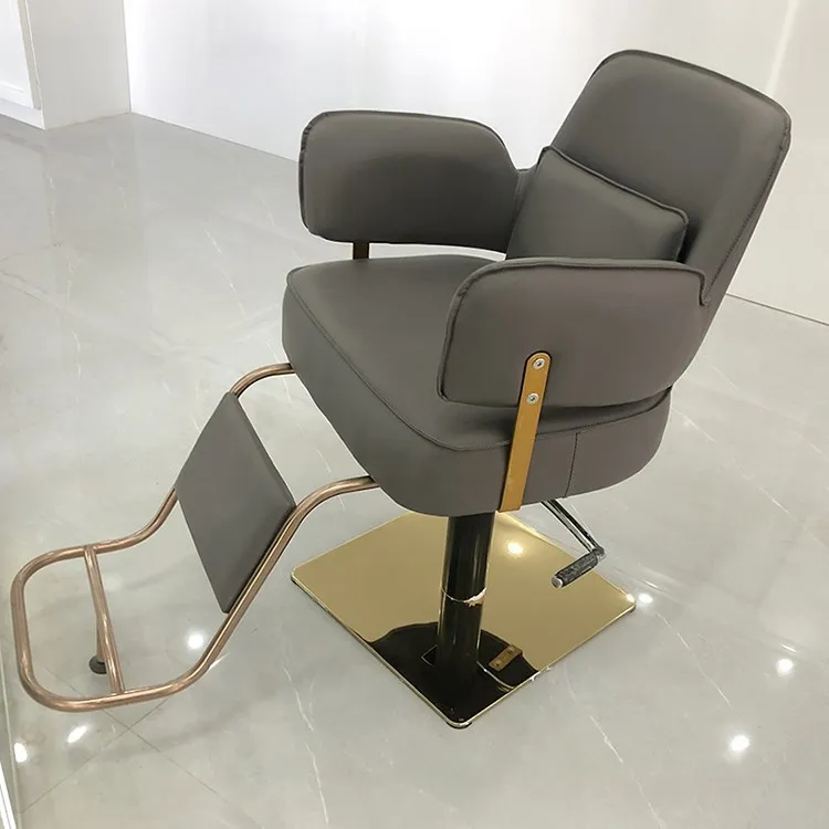 

Barber Shop Hair Chair, Special For Hair Salon, Liftable And Reclining Stainless Steel