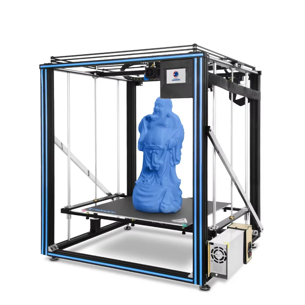 Fast Speed 3D Printer/Ultra-quiet/FDM/Extruder Auto Load Filament/Touch Screen Dual Z axis/Print Size 400*400*400mm