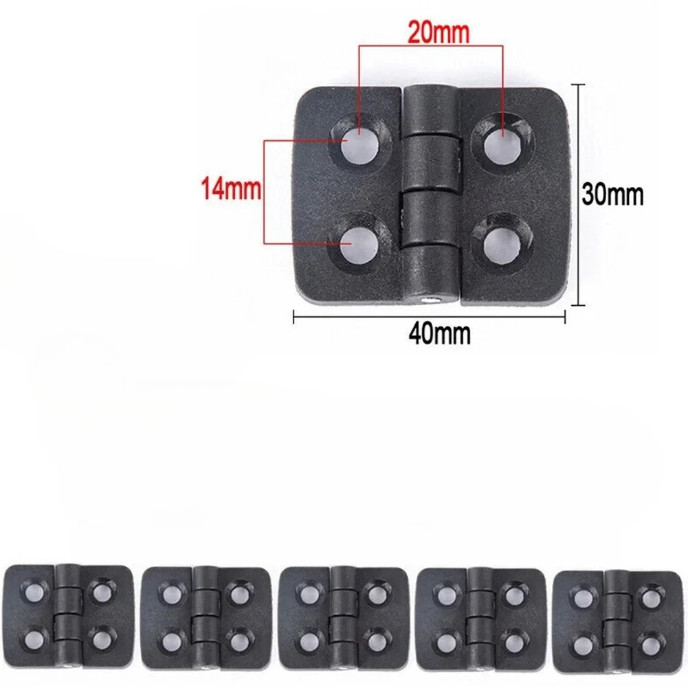 Door Hinges Nylon Plastic Butt Window Hinges For Electric Box Cabinet Industrial Box Bearing Hinge Binder Home Hardware