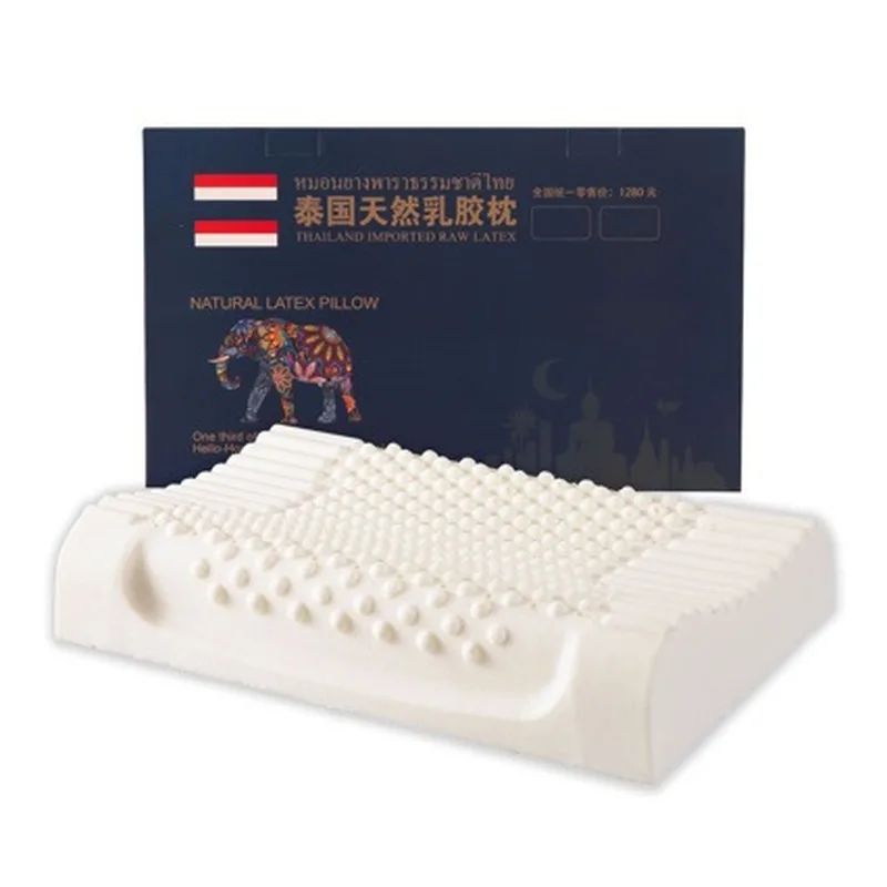 Artificial Latex Pillow for Home Use Neck Support Pillow Core Comfort Sleeping Pillow for Adults Ideal for Live Stream Popular B
