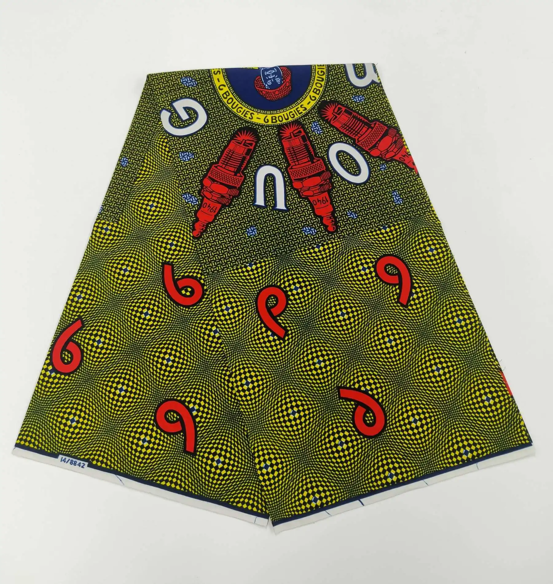 Original High Quality African Wax Fabric Guaranteed Veritable Real Ankara Wax Fabric 100% Cotton Soft Gana Printed Wax Fabrics