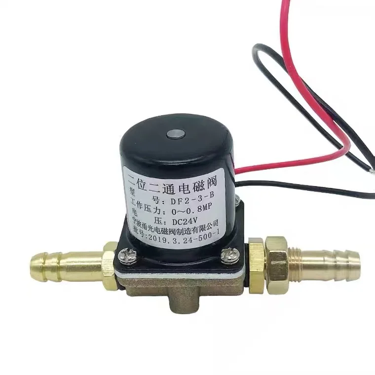 Two-position Two-way Solenoid Valve DF2-3-B DF2-3-C Argon Gas Welding Machine M14x1.5 M8 Connector DC24V,AC36V, AC220V