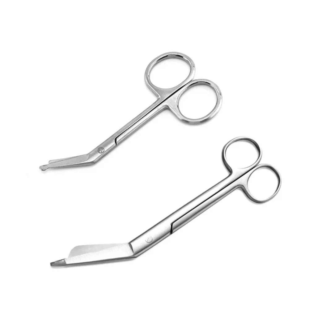 11/14CM Stainless Steel Gauze Bandage Scissors Dressing Surgical Scissors Household Plaster Scissors Nurse Scissors