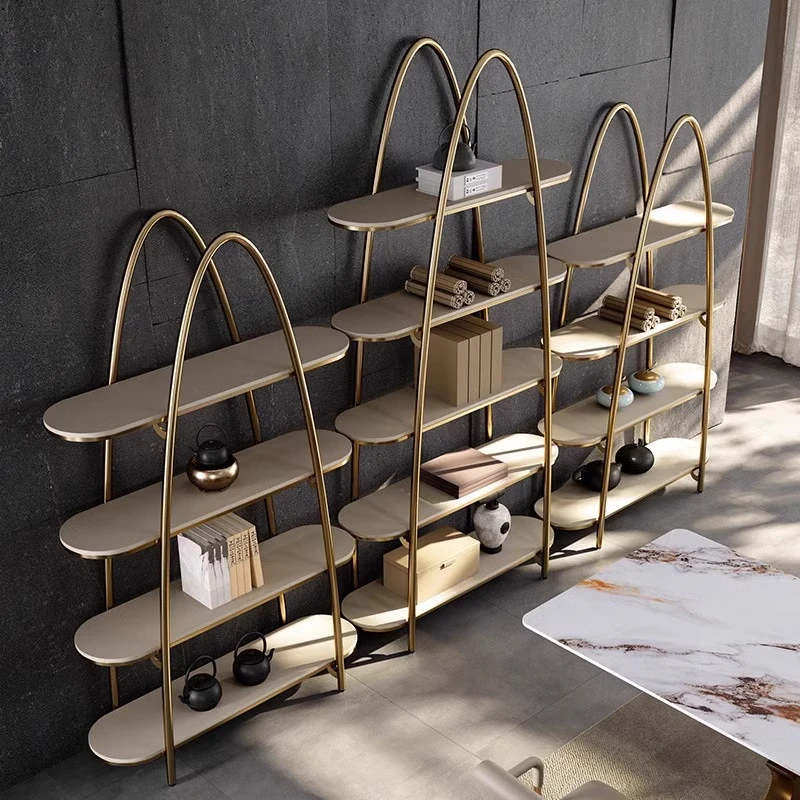 Art Office Bookcases Standing Metal Display Story Personalized English Bookcases Open Aesthetic Estante Livros Unique Furniture