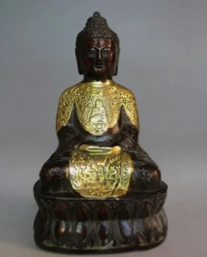 

Tibetan Tibet Buddhism Copper Bronze Sakyamuni Tantra Buddha Tathagata Statue;