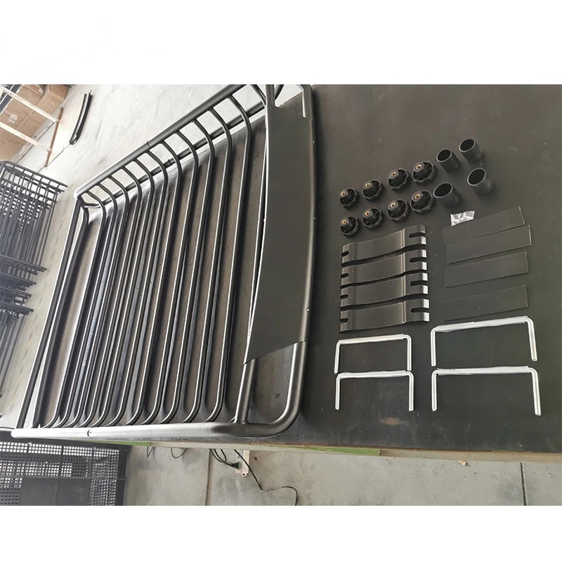 120X105CM Roof Iron Luggage Rack 134X105CM Black Car Luggage Frame