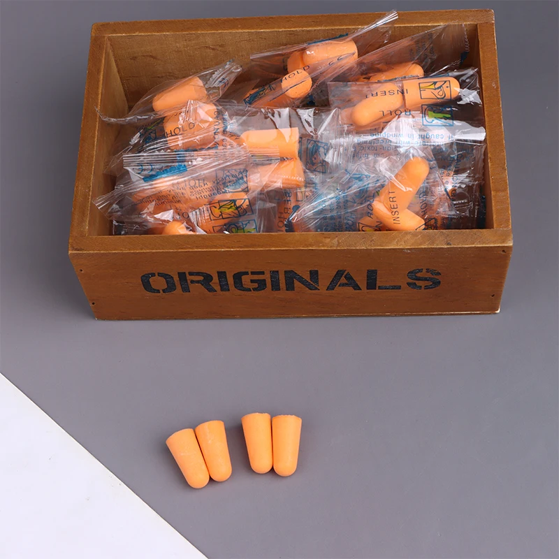 10/20/30Pairs إلغاء الضوضاء الأذن المقابس قابلة لإعادة الاستخدام الحد من الضوضاء حماية عزل الصوت الأذن المقابس للعمل دراسة النوم #1