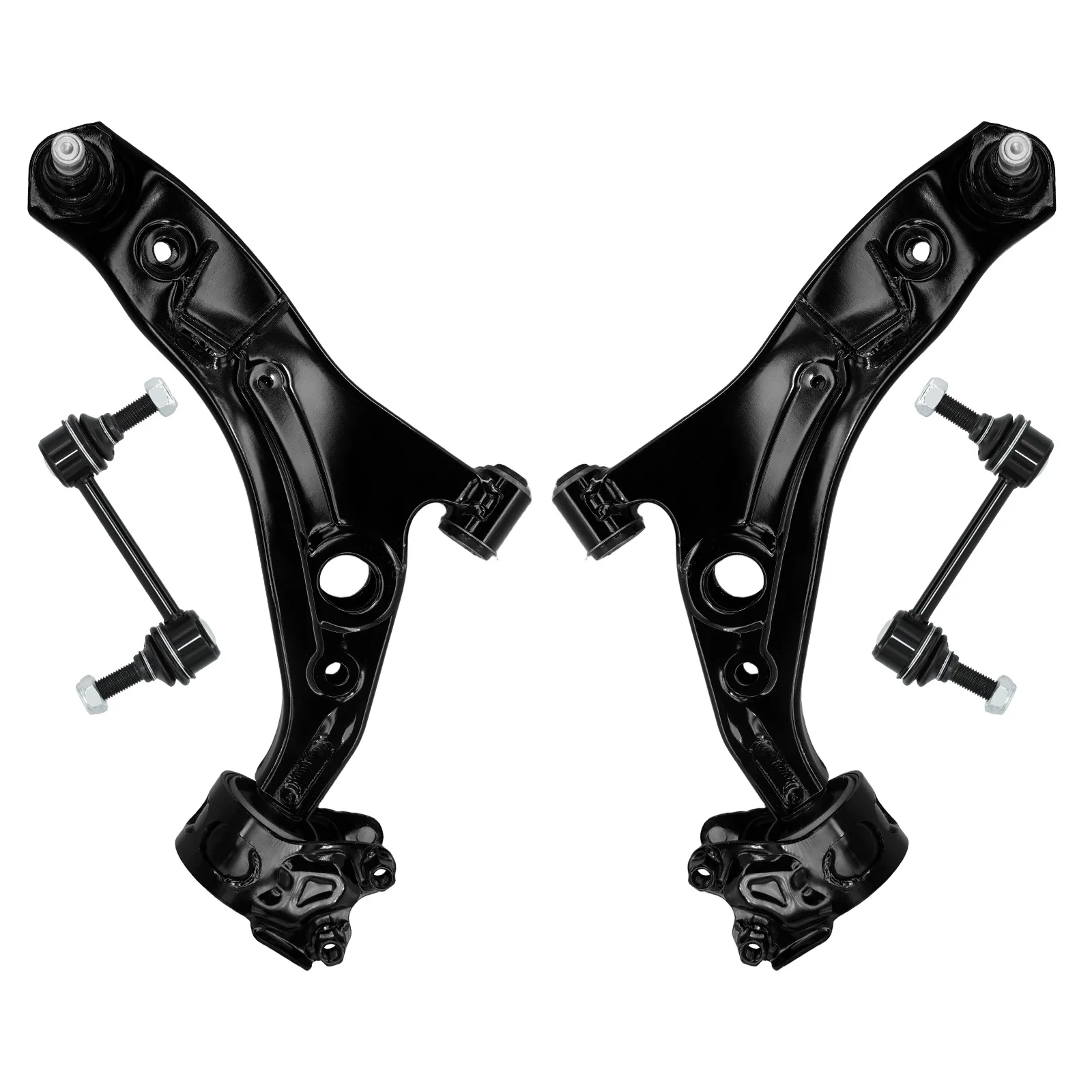 TOPICKSAP 4Pcs Front Control Arm w/Ball Joint & Stabilizer Link for Ford Edge/Lincoln MKX 2007-2015 K620486 K620487 K750159