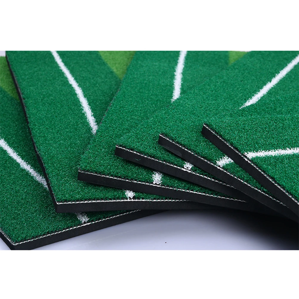 

Portable Golf Practice Mat Mini Pad Training Fairway Hitting Mats Outdoor Artificial Grass Long Lasting Material Simulates