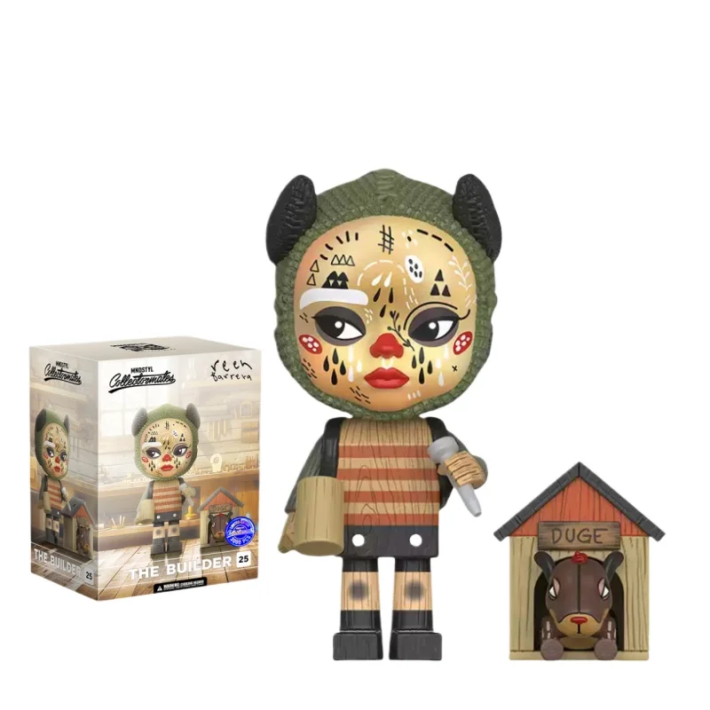 MINDstyle Original Collectormates série co-marqué Reen Barrera le constructeur chiot Collection poupée Figure ornement tendance Art jouet